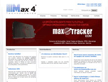 Tablet Screenshot of max4systems.com